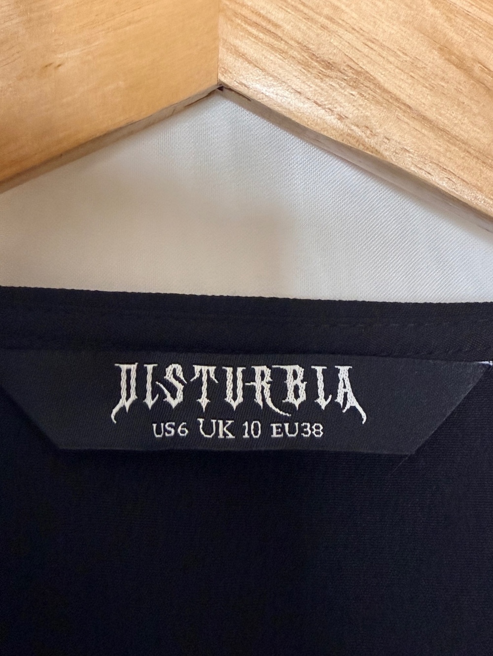 Disturbia Rosethorn Embroidered Collar Mini Dress - Picture 3 of 10